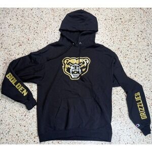 Champion NCAA Oakland Golden Grizzlies Basketball Hoodie Size Large